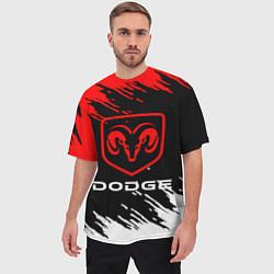 Футболка оверсайз мужская DODGE, цвет: 3D-принт — фото 2
