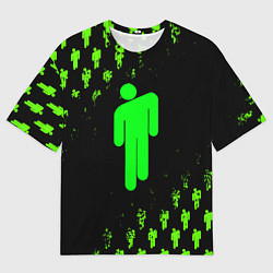 Футболка оверсайз мужская BILLIE EILISH БИЛЛИ АЙЛИШ, цвет: 3D-принт