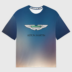 Футболка оверсайз мужская Aston martin, цвет: 3D-принт