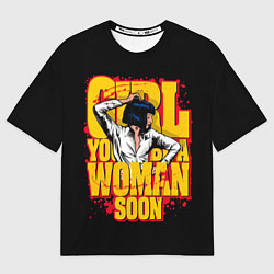 Футболка оверсайз мужская Криминальное чтиво, цвет: 3D-принт