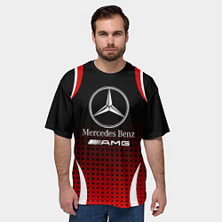 Футболка оверсайз мужская Mercedes-Benz, цвет: 3D-принт — фото 2