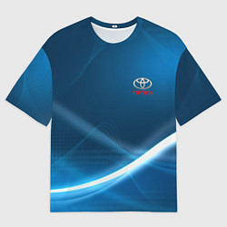 Футболка оверсайз мужская TOYOTA, цвет: 3D-принт