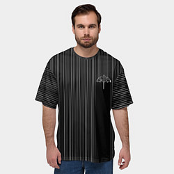 Футболка оверсайз мужская The umbrella academy Z, цвет: 3D-принт — фото 2