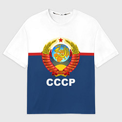 Футболка оверсайз мужская СССР, цвет: 3D-принт
