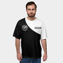 Футболка оверсайз мужская СССР, цвет: 3D-принт — фото 2