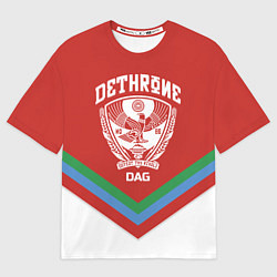 Футболка оверсайз мужская Дагестан, цвет: 3D-принт