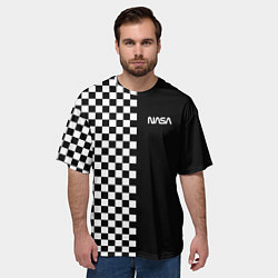 Футболка оверсайз мужская NASA, цвет: 3D-принт — фото 2