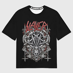 Футболка оверсайз мужская Slayer, цвет: 3D-принт