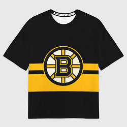 Футболка оверсайз мужская BOSTON BRUINS NHL, цвет: 3D-принт