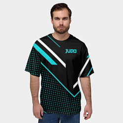 Футболка оверсайз мужская Judo, цвет: 3D-принт — фото 2