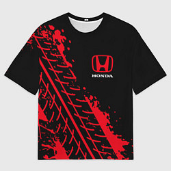 Футболка оверсайз мужская HONDA ХОНДА, цвет: 3D-принт