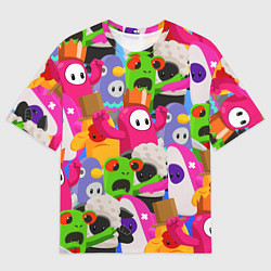 Мужская футболка оверсайз Fall Guys