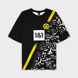 Футболка оверсайз мужская Dortmund 20202021 ФОРМА, цвет: 3D-принт