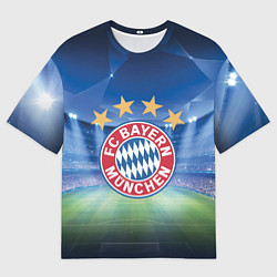 Футболка оверсайз мужская Бавария Мюнхен, цвет: 3D-принт