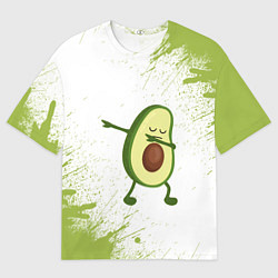 Футболка оверсайз мужская Авокадо, цвет: 3D-принт