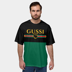 Футболка оверсайз мужская GUSSI ГУСИ, цвет: 3D-принт — фото 2