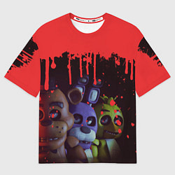 Футболка оверсайз мужская Five Nights At Freddys, цвет: 3D-принт