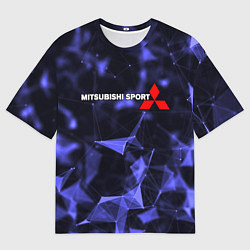 Футболка оверсайз мужская MITSUBISHI, цвет: 3D-принт