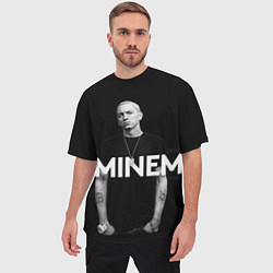 Футболка оверсайз мужская EMINEM, цвет: 3D-принт — фото 2