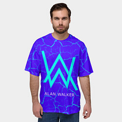Футболка оверсайз мужская ALAN WALKER АЛАН УОКЕР, цвет: 3D-принт — фото 2