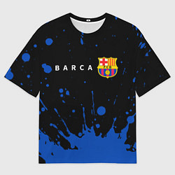 Футболка оверсайз мужская BARCELONA БАРСЕЛОНА, цвет: 3D-принт