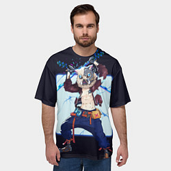Футболка оверсайз мужская Иноске, цвет: 3D-принт — фото 2