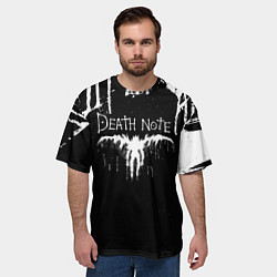 Футболка оверсайз мужская Death Note, цвет: 3D-принт — фото 2