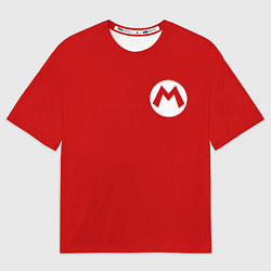 Футболка оверсайз мужская МАРИО, цвет: 3D-принт