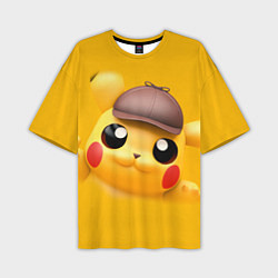 Мужская футболка оверсайз Pikachu Pika Pika