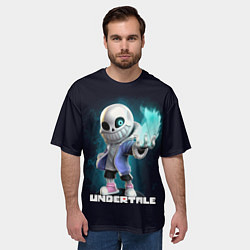 Футболка оверсайз мужская UNDERTALE, цвет: 3D-принт — фото 2