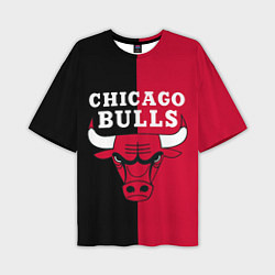 Мужская футболка оверсайз Чикаго Буллз