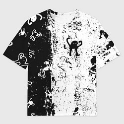 Футболка оверсайз мужская Ъуъ съука, цвет: 3D-принт