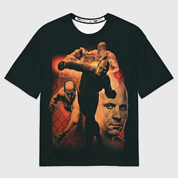 Футболка оверсайз мужская Федор Емельяненко Император, цвет: 3D-принт