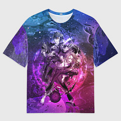 Футболка оверсайз мужская Дазай и Чуя, цвет: 3D-принт