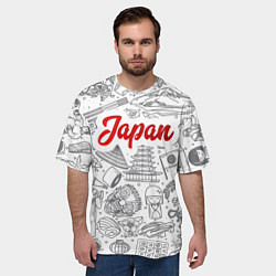 Футболка оверсайз мужская Япония Z, цвет: 3D-принт — фото 2