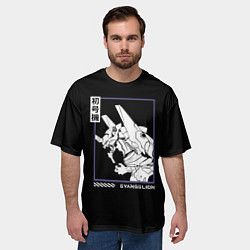 Футболка оверсайз мужская Юнит-01, цвет: 3D-принт — фото 2