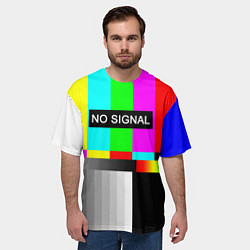 Футболка оверсайз мужская NO SIGNAL, цвет: 3D-принт — фото 2