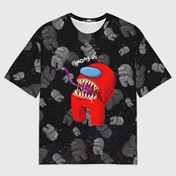Футболка оверсайз мужская AMONG US, цвет: 3D-принт