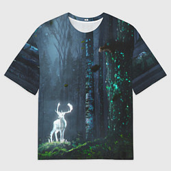 Мужская футболка оверсайз Олень
