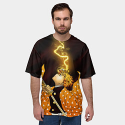 Футболка оверсайз мужская ЗЕНИЦУ, цвет: 3D-принт — фото 2