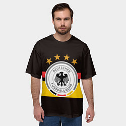 Футболка оверсайз мужская СБОРНАЯ ГЕРМАНИИ, цвет: 3D-принт — фото 2
