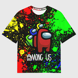 Футболка оверсайз мужская AMONG US, цвет: 3D-принт