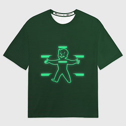 Футболка оверсайз мужская Vault-Boy HP, цвет: 3D-принт