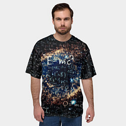 Футболка оверсайз мужская Формула Вселенной, цвет: 3D-принт — фото 2