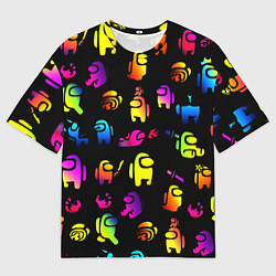 Футболка оверсайз мужская AMONG US, цвет: 3D-принт