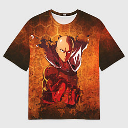 Футболка оверсайз мужская Ванпанчмен, цвет: 3D-принт