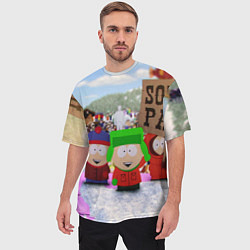 Футболка оверсайз мужская Южный Парк South Park, цвет: 3D-принт — фото 2