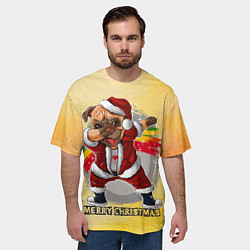 Футболка оверсайз мужская Мопсантус, цвет: 3D-принт — фото 2