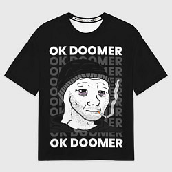 Футболка оверсайз мужская OK DOOMER, цвет: 3D-принт