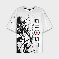 Мужская футболка оверсайз Ghost of Tsushima
